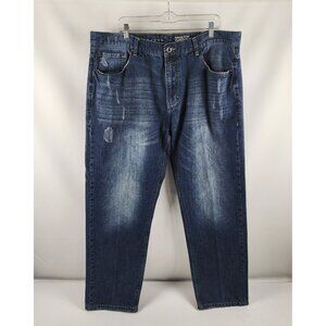 Sean John Jeans Mens 40x31 Blue Hamilton Classic Relaxed Straight Hip Hop Denim